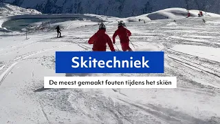 Skitechniek: dit zijn de meest gemaakte fouten tijdens het skiën! #wintersport #tips #howto