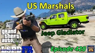US Marshal Patrol in a Jeep Gladiator Rubicon | GTA 5 LSPDFR Episode 420