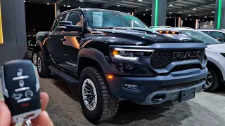 HEMI RAM TRX VS FORD RAPTOR  هل الدودج رام تي ار اكس افضل من الفورد رابتر ؟