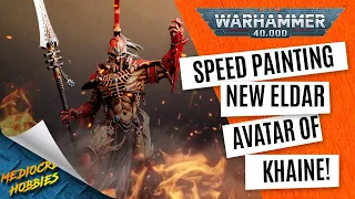 How to Speed Paint New Avatar of Khaine for Warhammer 40k Eldar!