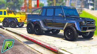 ЗАБРАЛ ГЕЛИК 6х6 И СДЕЛАЛ ЖЕСТКИЙ ТЕСТ-ДРАЙВ! ТЮНИНГ MERCEDES-BENZ G63 AMG 6X6 НА RADMIR GTA 5 RP!