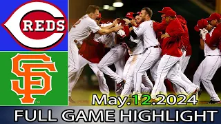 San Francisco Giants vs. Cincinnati Reds (05/12/24) FULL GAME HIGHLIGHTS | MLB Season 2024