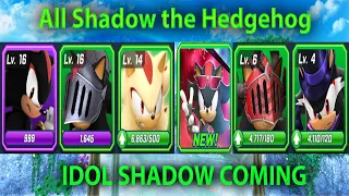 Sonic Forces - All Shadow the Hedgehog Skins Battle - Idol Shadow New Runner Coming Soon Update