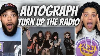 WE LOVED IT!| FIRST TIME HEARING Autograph - Turn up The Radio REACTION