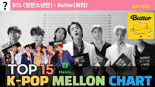 (K-POP) TOP 15 SONGS CHART | MAY 2021 (WEEK 4) | OH MY GIRL | IU | ITZY | Brave Girls | 10CM | ROSÉ