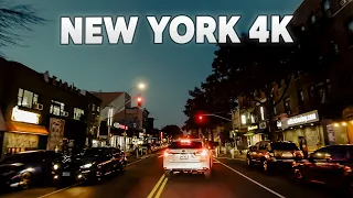 New York 4K 🗽Driving In Long Island City (Sunset Drive)🗽USA Road Trip