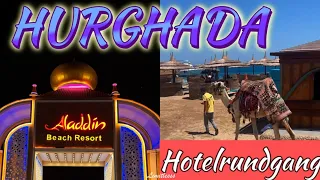 Ägypten 🇪🇬 | Aladdin Beach Resort🌴|HURGHADA | Hotel Rundgang | September 2023 #aladdinbeachresort