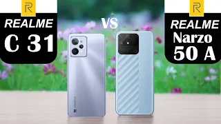 realme narzo 50a vs realme c31