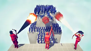 TRIO GODS vs 100x UNITS v2 - Totally Accurate Battle Simulator TABS