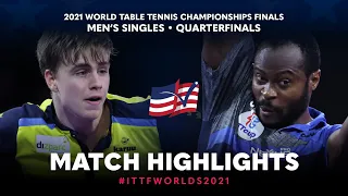 Truls Moregard v Quadri Aruna | 2021 World Table Tennis Championships Finals | MS | QF