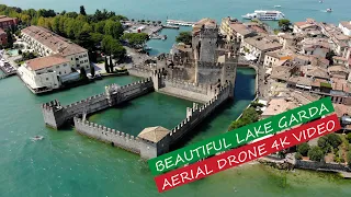 Beautiful Lake Garda (Italy) AERIAL DRONE 4K VIDEO