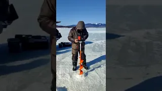 Аккумуляторный ледобур для зимней рыбалки 🎣