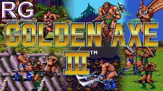 Golden Axe III - Sega Mega Drive - Intro & Stages 1 - 3 Gameplay as Kain Grinder [720p]