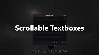 Scrollable TextBoxes | Windows 11 PowerPoint Concept