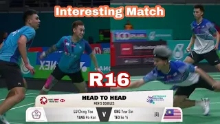 MALAYSIA OPEN 2023 (R16) | Ong Yew Sin/Teo Ee Yi (MAS) 🆚 Lu Ching Yao/Yang Po Han (TPE)