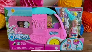 ASMR | Barbie Chelsea | Unboxing Toy Camper