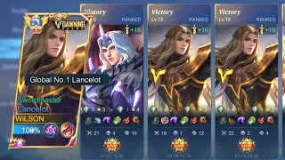 How to Play Lancelot Aggressively in Solo Rank? | Tutorial Lancelot New Season Best Build & Rotation