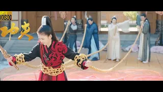 Kung Fu Movie: The martial bullies chain the girl, but she breaks free and goes on a killing spree.