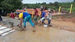 FINALIZARMOS A LAJE VEJAM A TURMA QUE VEIO HOJE