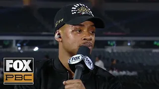 Errol Spence Jr. and Shawn Porter get into it | INTERVIEW | PBC ON FOX