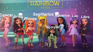 Rainbow High As Zodiac Signs