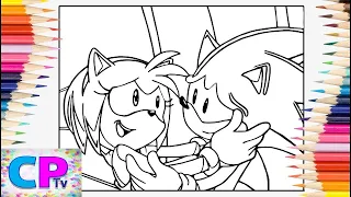 Sonic and Amy Rose Coloring Pages/Sonic the Hedgehog/Jim Yosef & Anna Yvette - Linked [NCS Release]