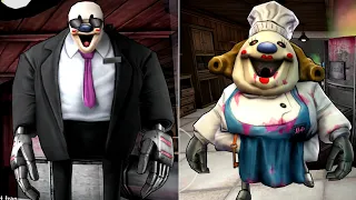 Ice Scream 6 Mati Robot Vs Ice Scream 4 Boris Robot Jumpscares