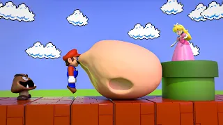 Mario eats a weird Mushroom! Super Mario Bloopers V2 😆