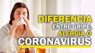 ¿Cómo diferenciar entre el resfrío, gripe, alergia y COVID-19?