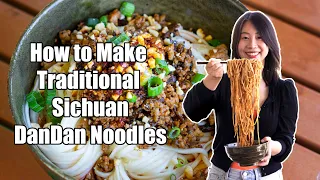 Dan Dan Noodles Sichuan Recipe | Spicy Dan Dan Mian |担担面的做法