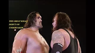 The Great Khali's WWE Debut  SmackDown, on UNDERTAKER April 7, 2006