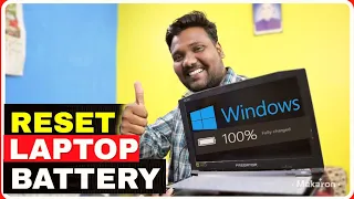 HOW TO FIX OR RESET LAPTOP'S BATTERY!