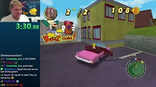 Simpsons Hit & Run, but I could only see the minimap