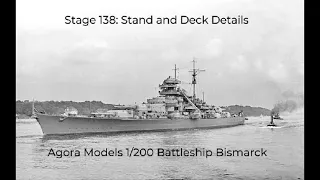 Agora Models 1/200 Battleship Bismarck Pack 12 Stage 138