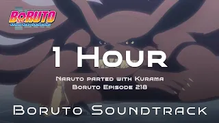 Naruto parted with Kurama 1 Hour Channel - Boruto Episode 218 Sad Soundtrack