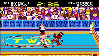 mat mania / exciting hour -  becoming champion in 5 minutes - retro arcade wrestling videogame