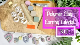 Beginner Polymer Clay Earring Tutorial & Kit (Spring Edition)