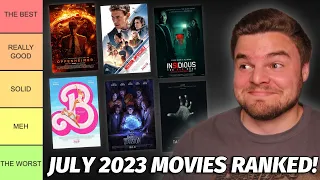 July 2023 Movies Ranked! (TIER LIST)