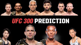UFC 300 Main Card: Brief Predictions