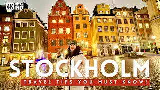 WHY WE LOVE STOCKHOLM: Places to Visit, Fun Things to Do, Food You Must Try and Travel Tips! 4K