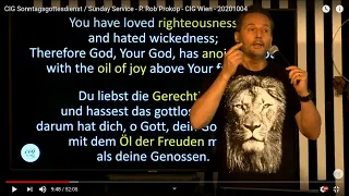 Brokenness & the Anointing! Gebrochenheit & Salbung! Part1 - P. Rob Prokop - CIG Wien - 20201004