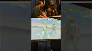 Kofi Kingston vs. The WWE Universe at Retro World Expo #short