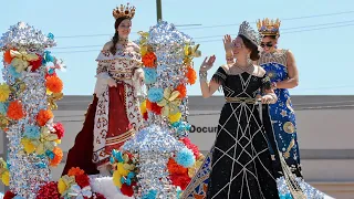 🌸 LIVE: Colorful floats, marching bands make their way through downtown for Battle of Flowers Parade