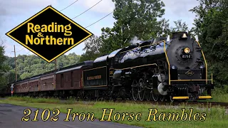 Reading & Northern 2102 Iron Horse Rambles (8/13/23)