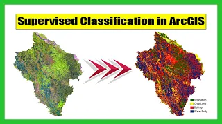 Supervised Image Classification in ArcGIS | Land Use & Land Cover (LULC) Map in ArcGIS | Landsat 8-9