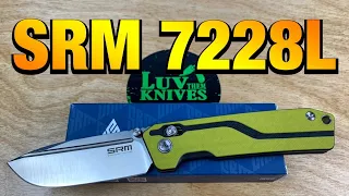 SRM knives 7228L / new designs from a well known budget EDC player !