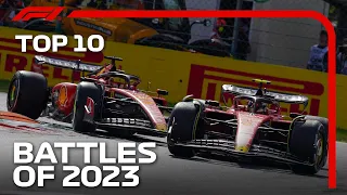 Top 10 Best Battles of the 2023 F1 Season!