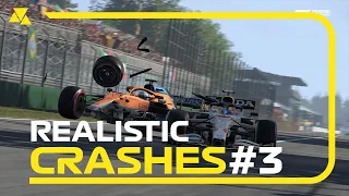 F1 2021 | REALISTIC CRASH COMPILATION #3