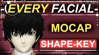 EVERY Facial MoCap Shape-Key (In 3 Minutes!!)