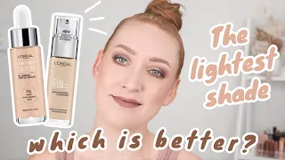 L'oreal True Match Nude Serum Foundation Review + Demo + Swatch Comparison Shade 0.5-2